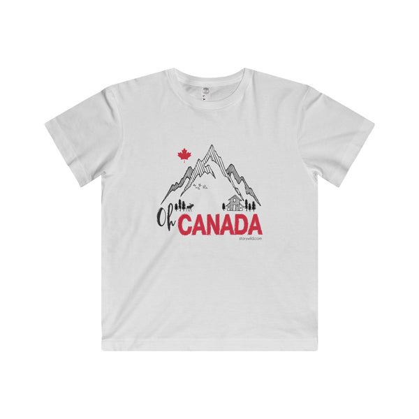 Oh Canada! A CANADIAN kids Fine Jersey Tee