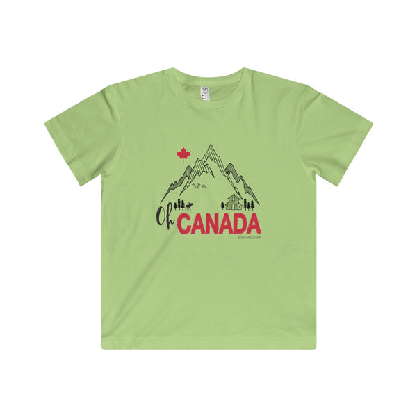 Oh Canada! A CANADIAN kids Fine Jersey Tee