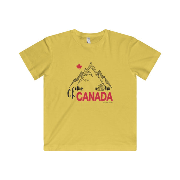 Oh Canada! A CANADIAN kids Fine Jersey Tee