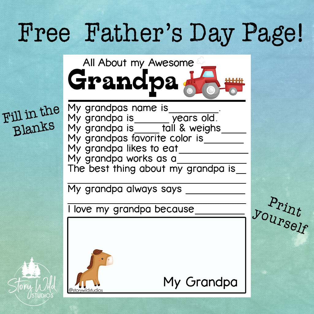 FREE Printable All About my Grandpa! – Story Wild Studios free-printable-all-about-my-grandpa-story-wild-studios