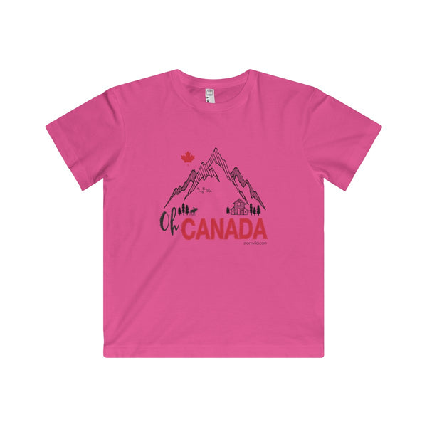 Oh Canada! A CANADIAN kids Fine Jersey Tee