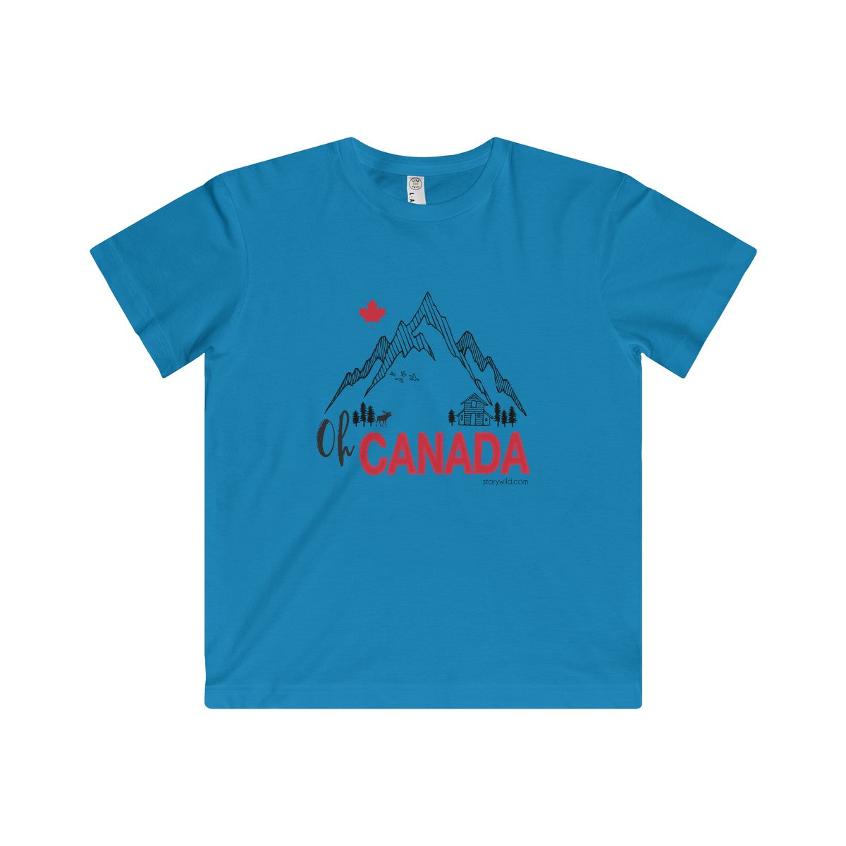 Oh Canada! A CANADIAN kids Fine Jersey Tee