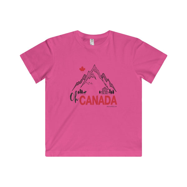 Oh Canada! A CANADIAN kids Fine Jersey Tee