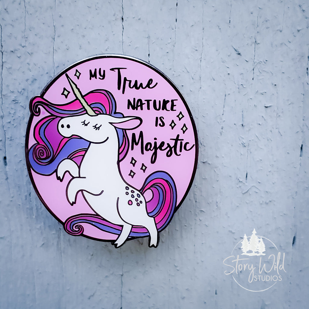 Unicorn True Majestic - A Hard Enamel Pin
